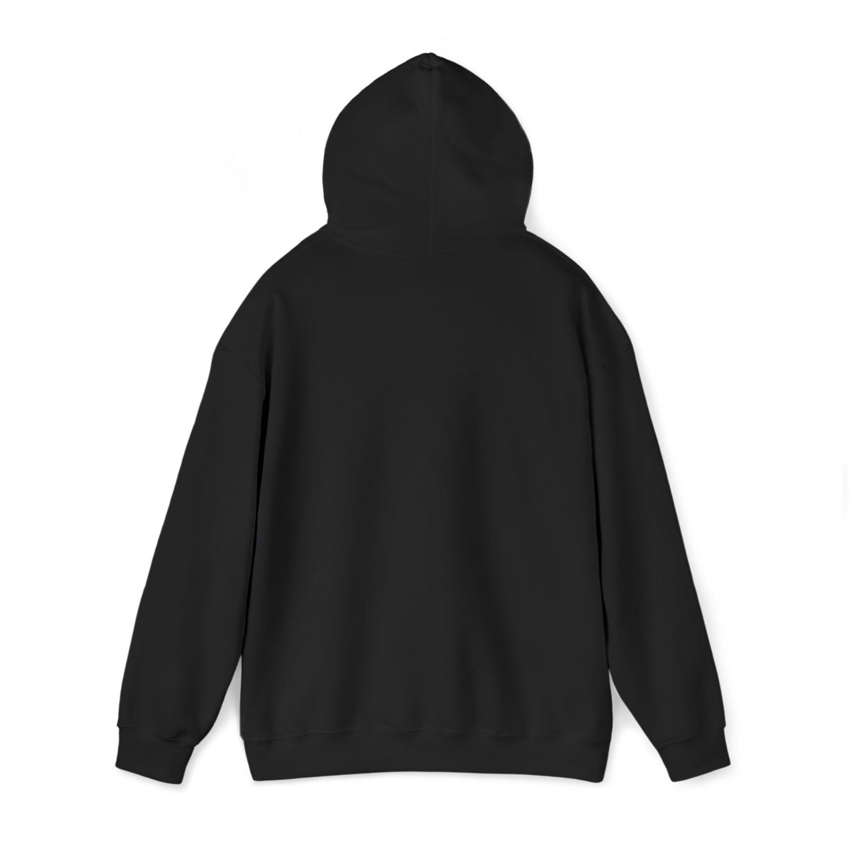 SCARED STILL embroidered hoodie in black, back
